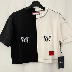 CHNGE BUTTERFLIES CROP TOPS